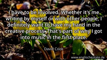 Englisches Zitat von David Cook als Bild