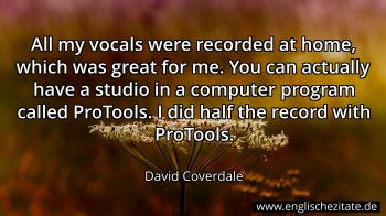 Englisches Zitat von David Coverdale als Bild