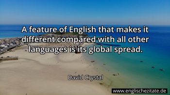 Englisches Zitat von David Crystal als Bild