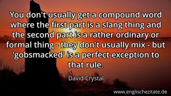 Englisches Zitat von David Crystal als Bild