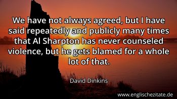 Englisches Zitat von David Dinkins als Bild