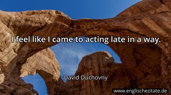Englisches Zitat von David Duchovny als Bild