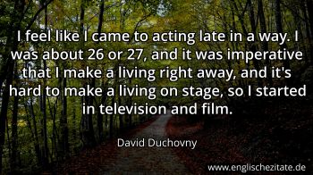 Englisches Zitat von David Duchovny als Bild