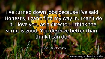 Englisches Zitat von David Duchovny als Bild