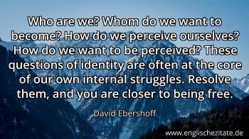 Englisches Zitat von David Ebershoff als Bild