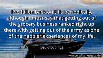 Englisches Zitat von David Eddings als Bild
