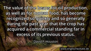 Englisches Zitat von David F. Houston als Bild