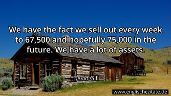 Englisches Zitat von David Gill als Bild