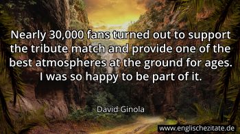 Englisches Zitat von David Ginola als Bild