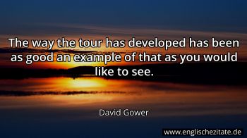 Englisches Zitat von David Gower als Bild