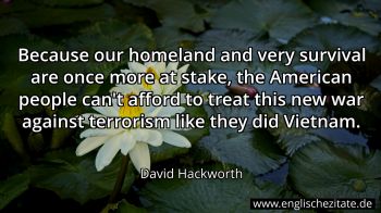 Englisches Zitat von David Hackworth als Bild