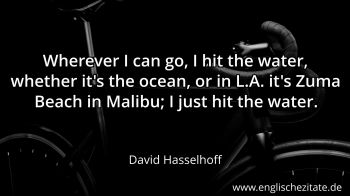 Englisches Zitat von David Hasselhoff als Bild