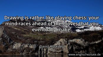 Englisches Zitat von David Hockney als Bild