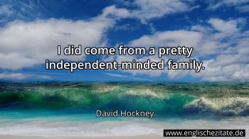 Englisches Zitat von David Hockney als Bild