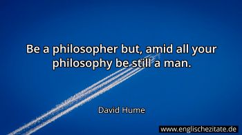 Englisches Zitat von David Hume als Bild