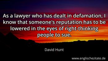 Englisches Zitat von David Hunt als Bild