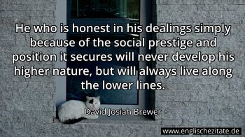 Englisches Zitat von David Josiah Brewer als Bild