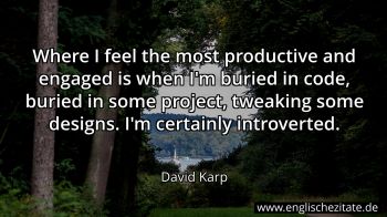 Englisches Zitat von David Karp als Bild