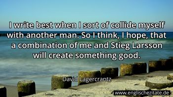 Englisches Zitat von David Lagercrantz als Bild
