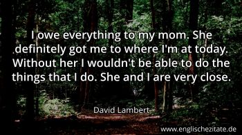 Englisches Zitat von David Lambert als Bild
