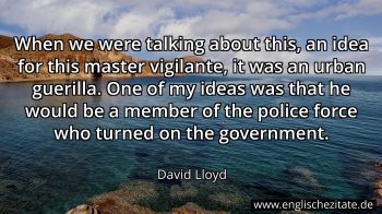 Englisches Zitat von David Lloyd als Bild