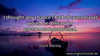 Englisches Zitat von David Mackay als Bild