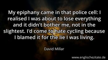 Englisches Zitat von David Millar als Bild