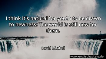 Englisches Zitat von David Mitchell als Bild