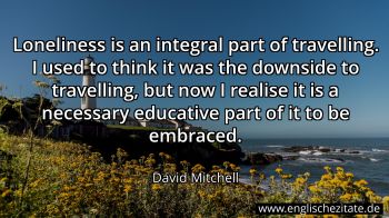 Englisches Zitat von David Mitchell als Bild