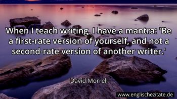 Englisches Zitat von David Morrell als Bild