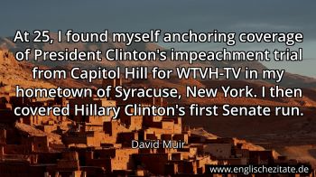 Englisches Zitat von David Muir als Bild