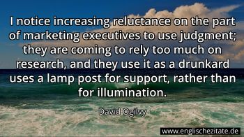 Englisches Zitat von David Ogilvy als Bild