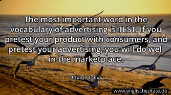 Englisches Zitat von David Ogilvy als Bild