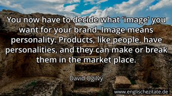 Englisches Zitat von David Ogilvy als Bild