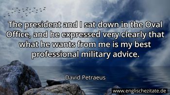 Englisches Zitat von David Petraeus als Bild
