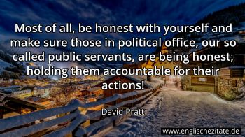 Englisches Zitat von David Pratt als Bild