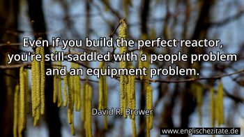 Englisches Zitat von David R. Brower als Bild