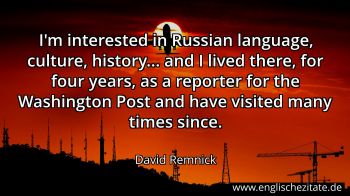 Englisches Zitat von David Remnick als Bild