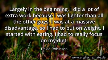 Englisches Zitat von David Robinson als Bild