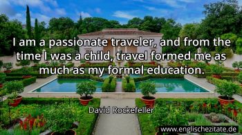 Englisches Zitat von David Rockefeller als Bild