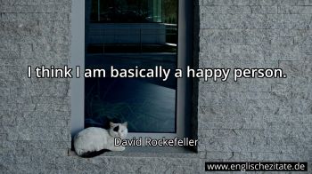 Englisches Zitat von David Rockefeller als Bild