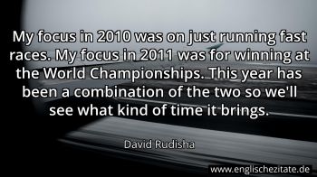 Englisches Zitat von David Rudisha als Bild