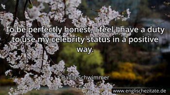 Englisches Zitat von David Schwimmer als Bild