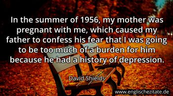 Englisches Zitat von David Shields als Bild