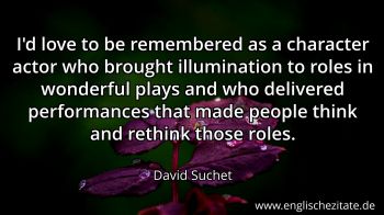 Englisches Zitat von David Suchet als Bild