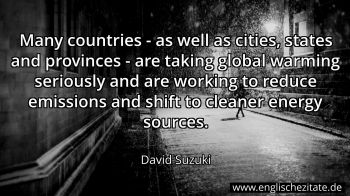 Englisches Zitat von David Suzuki als Bild