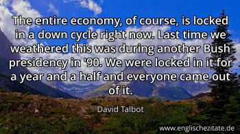 Englisches Zitat von David Talbot als Bild