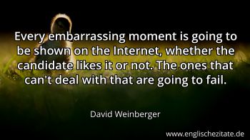 Englisches Zitat von David Weinberger als Bild