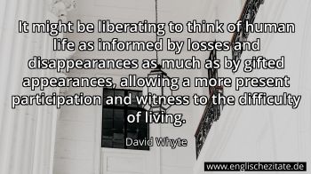 Englisches Zitat von David Whyte als Bild