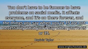 Englisches Zitat von Davinia Taylor als Bild
